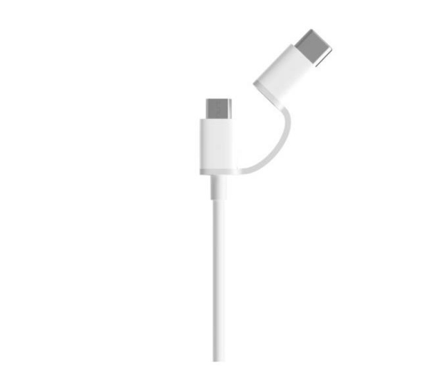XIAOMI micro-USB/USB-C 30cm bialy - 590964 - zdjęcie 2